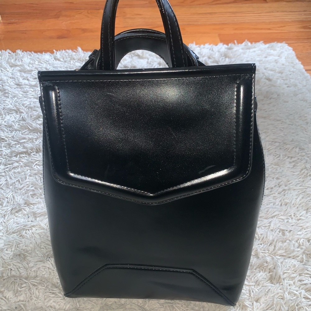 Vegan Leather Mini Backpack